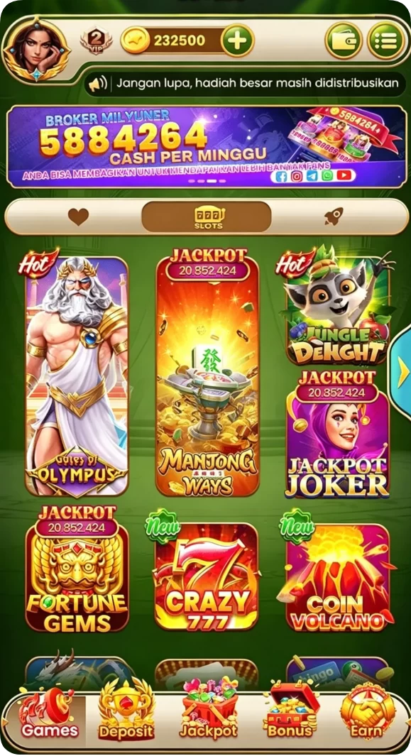Galeri pratinjau visual l3gamtoto build APK resmi terbaru